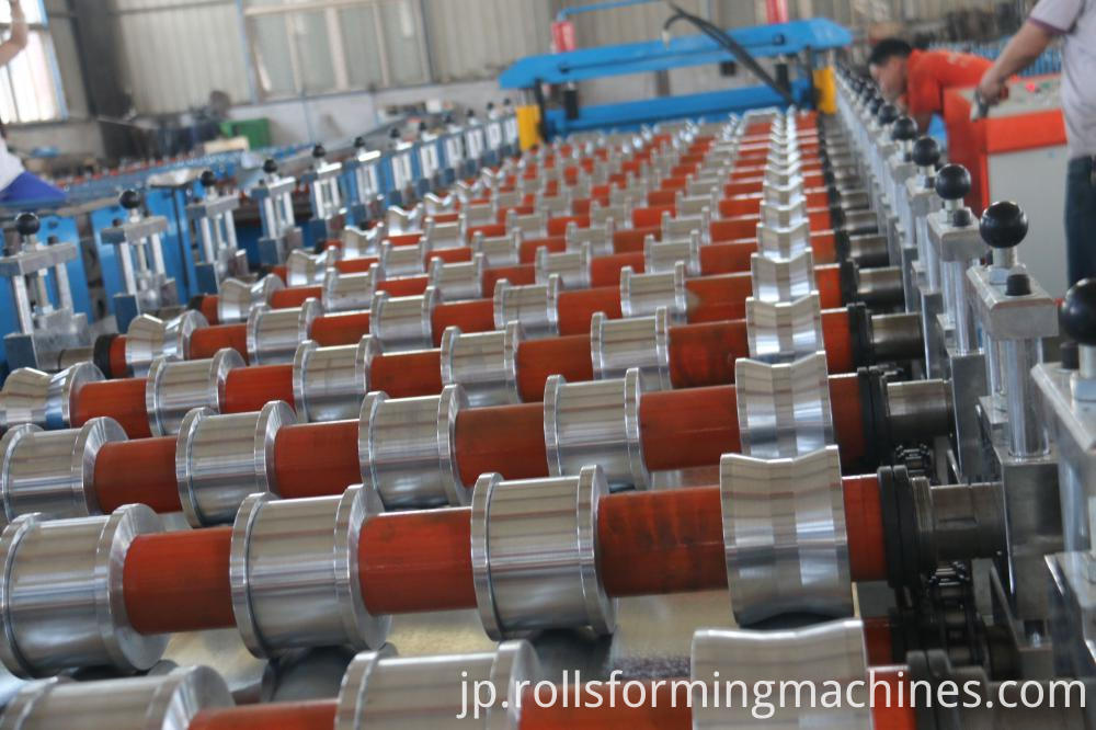 高品質単層台形ロール成形機 High Quality Single Layer Trapezoid Roll Forming Machine